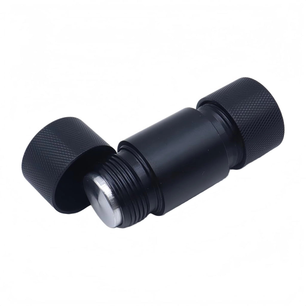 Pressa per polline, dimensioni 59 x 27 mm, pressa manuale, compressore per erbe, colore nero