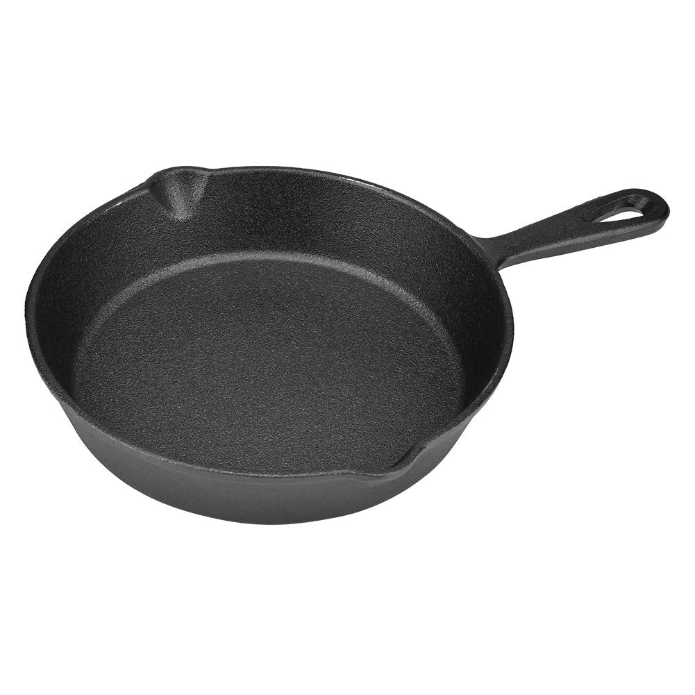 Padella in ghisa, diametro 16 cm, con rivestimento antiaderente e manico