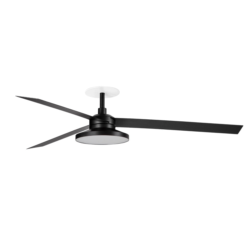 CRUISER RECESSED TAK XL Ventilatore nero 3000K
