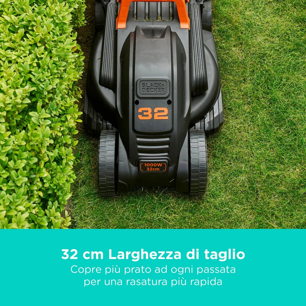 Rasaerba Elettrico B e D BEMW351 1000W 32 cm Black e Decker