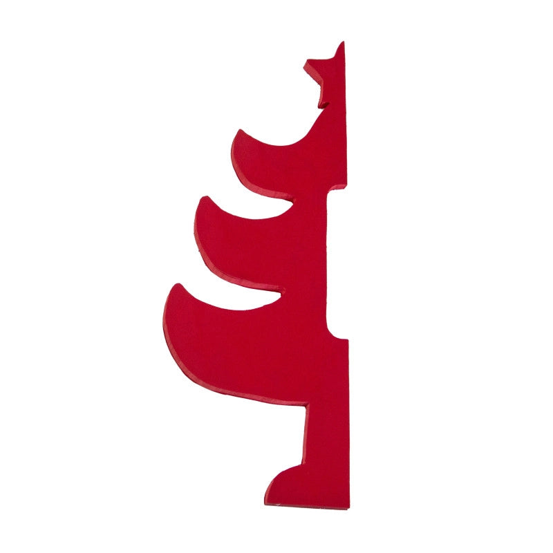 Albero carta a nido d'ape rosso cm ø43h60