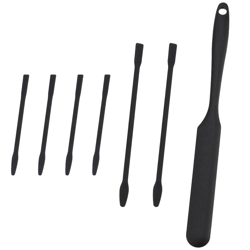 Set di 7 spatole in silicone, 3 dimensioni, spatole con doppia estremità