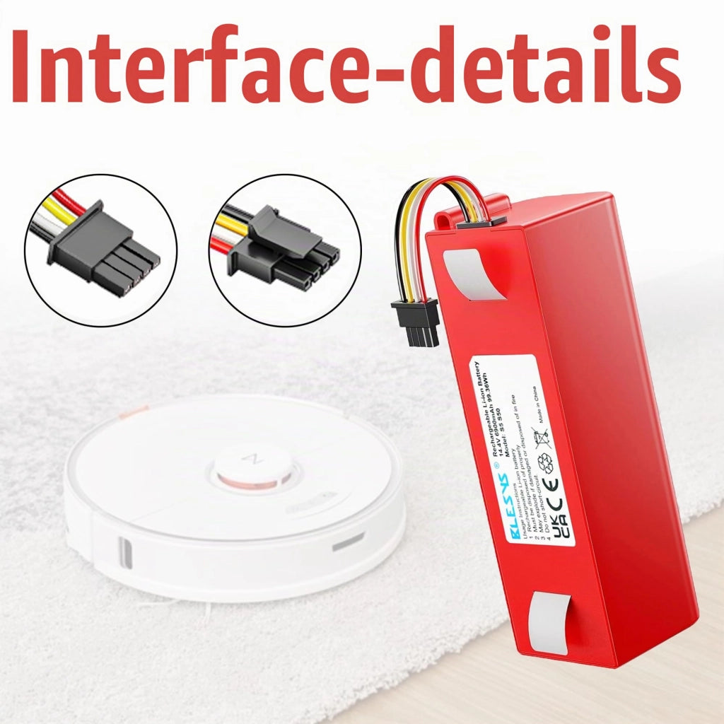 Batteria di ricambio da 6900 mAh per la serie Roborock S7