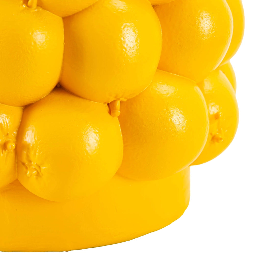 Bardo, Vaso Disegni con Limoni, Giallo