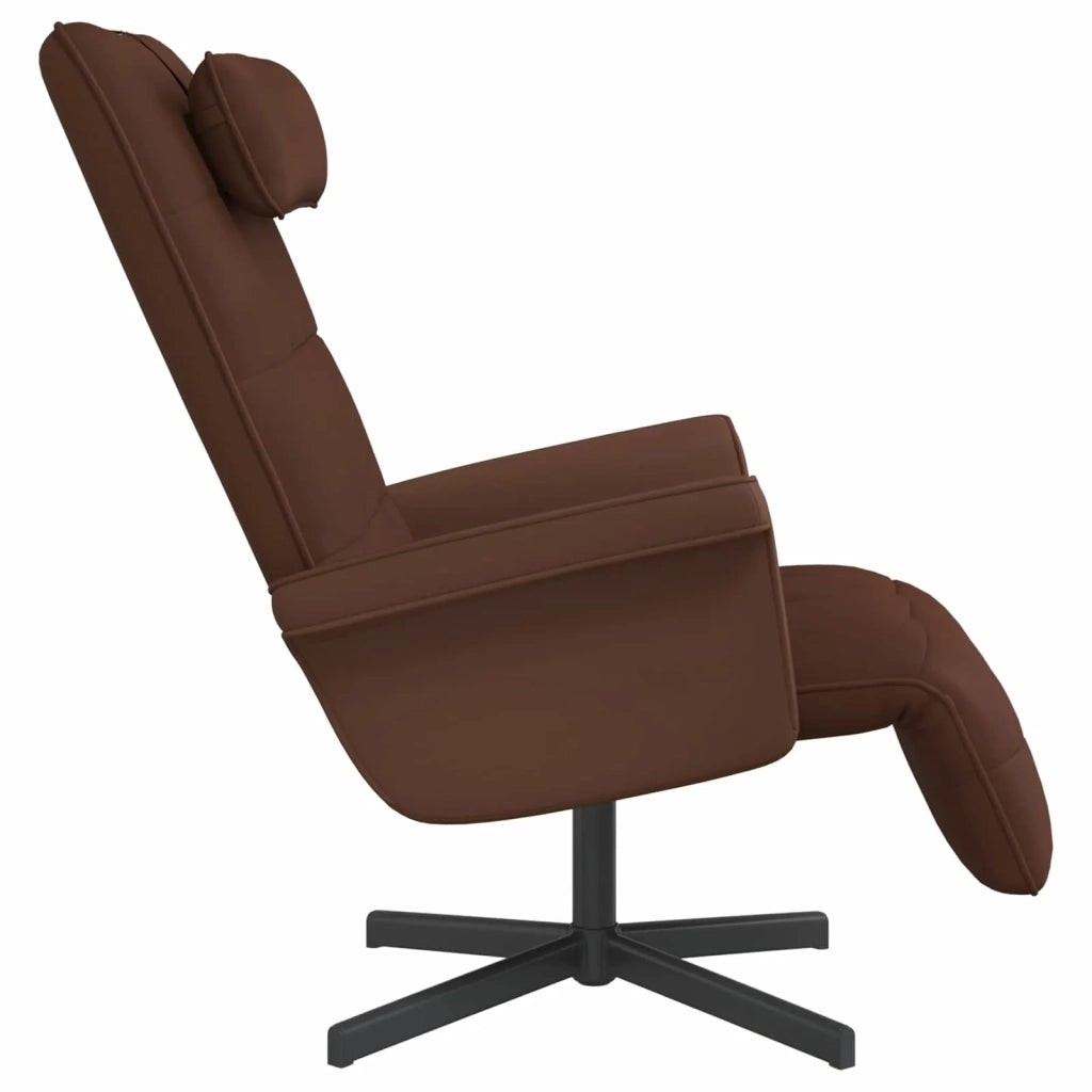 Sedia girevole Marrone Similpelle 42045620
