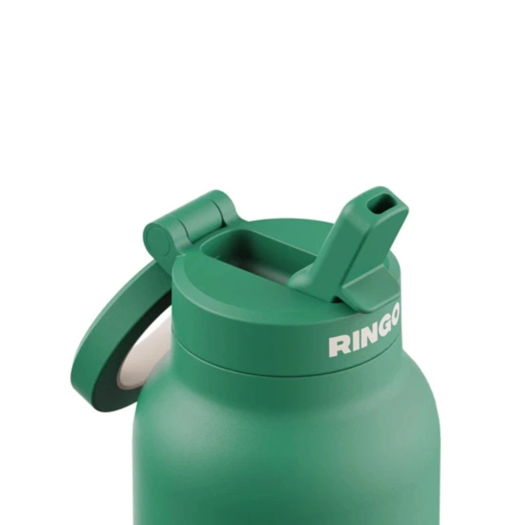 Borraccia Termica 946ml con Treppiede Magnetico e Cannuccia Pieghevole Verde Ringo