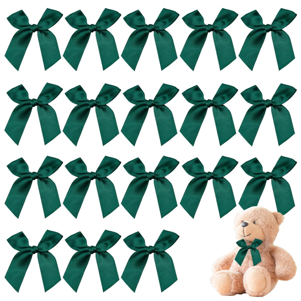 Decorazioni per albero di Natale, 60 pezzi, verde, 7x7 cm, in poliestere