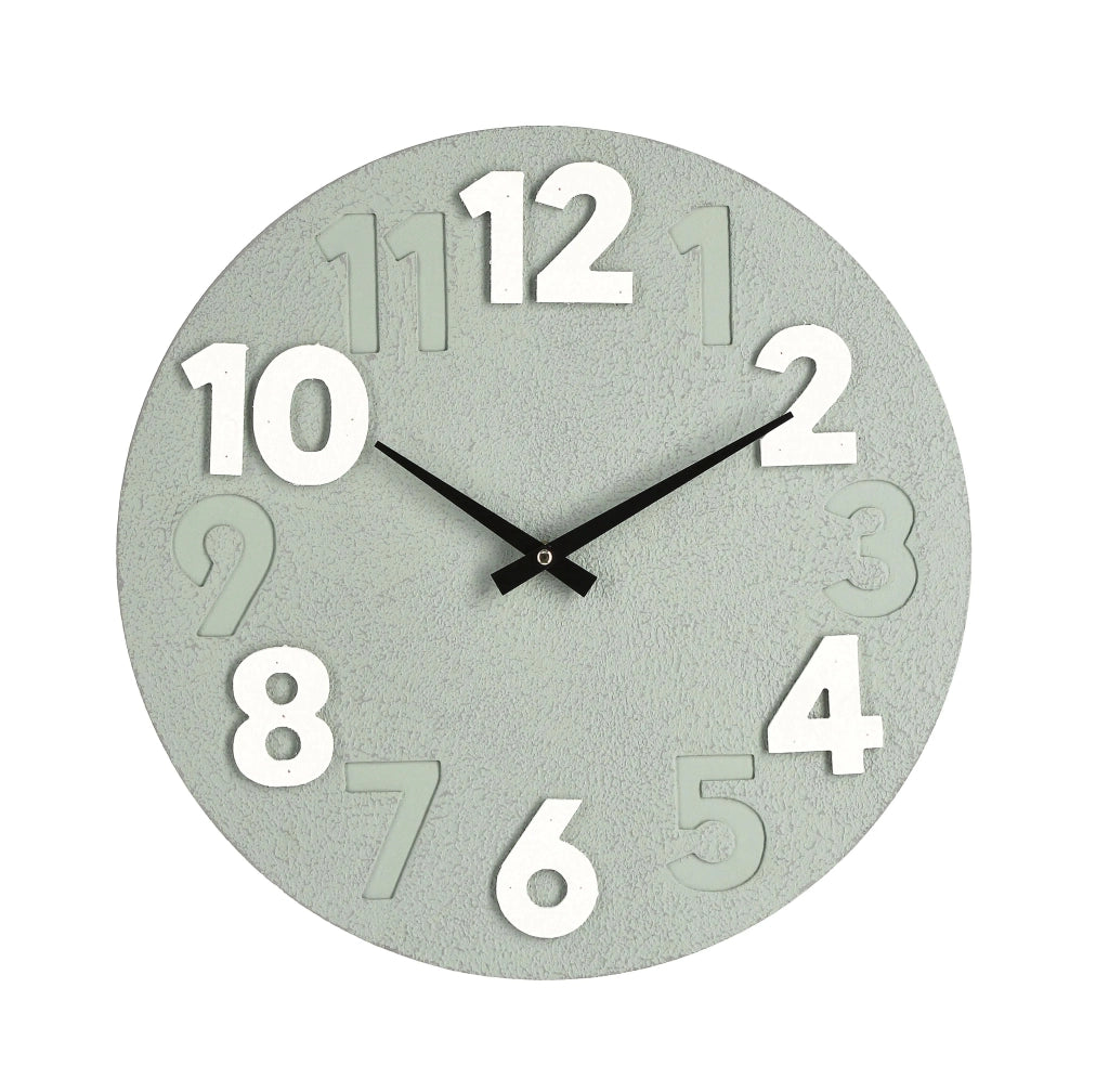 Orologio da parete Timing salvia ø40 cm