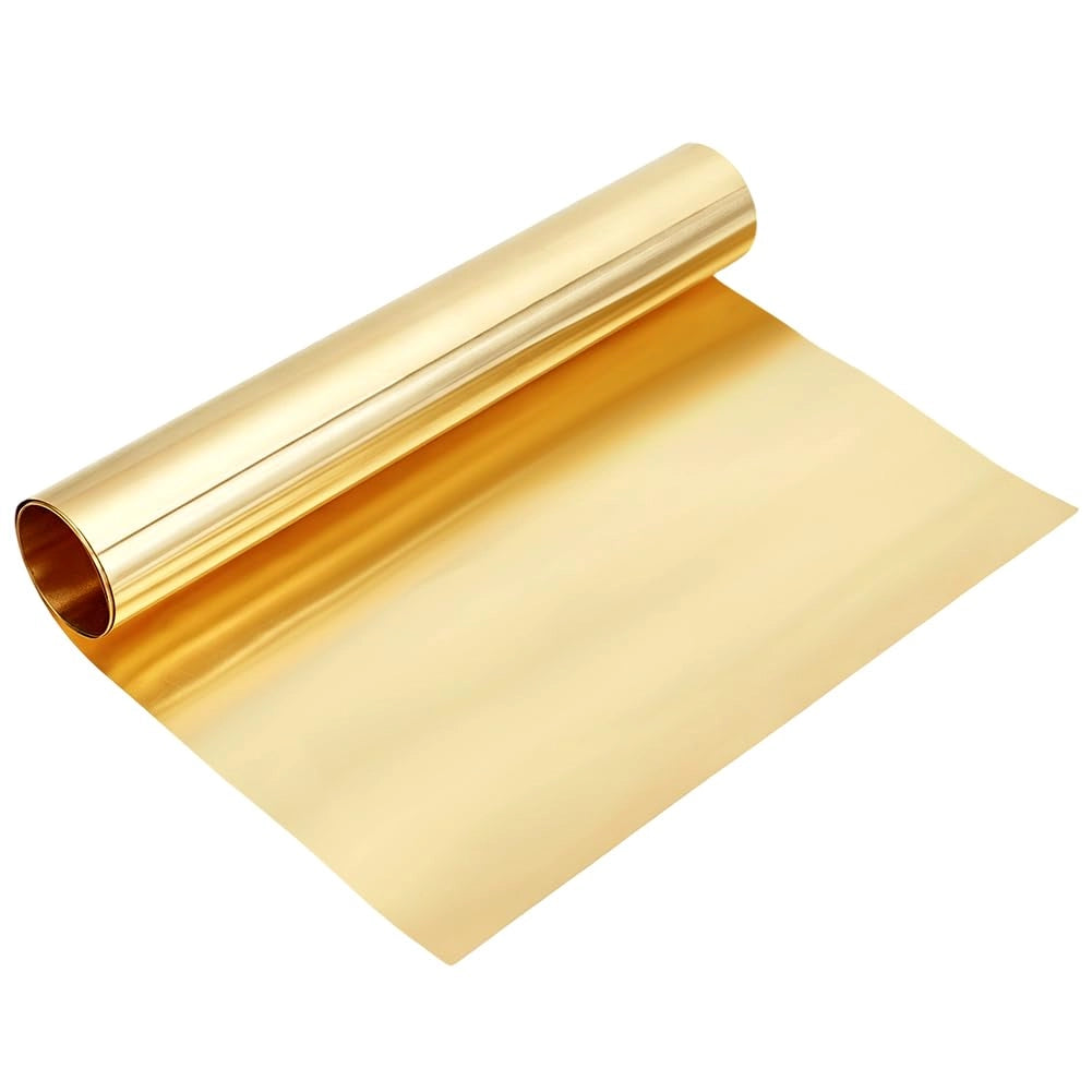 Carta dorata in rotolo, dimensioni 1000 x 300 x 0,1 mm, ideale per progetti fai-da-te