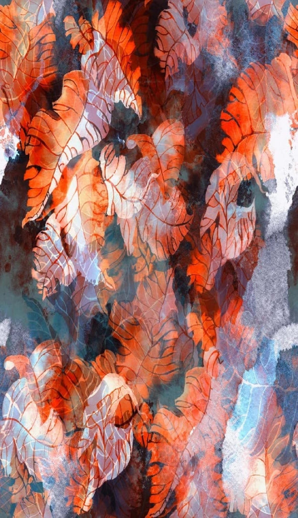 Tappeto stampato, 60x100 cm, multicolore, in poliestere e cotone
