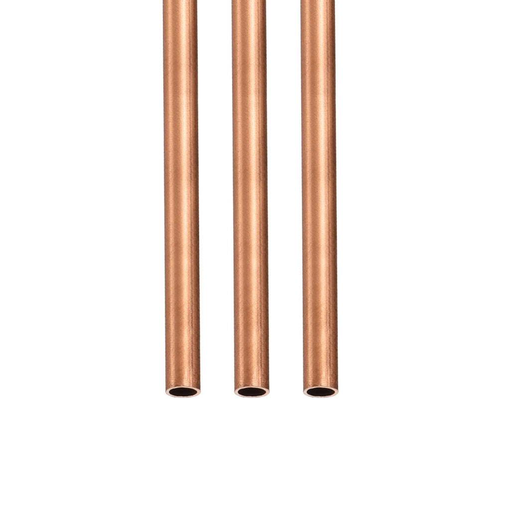 Tubo di rame 3,5x0,5x300 mm, confezione da 3 pezzi, per macchinari e uso domestico