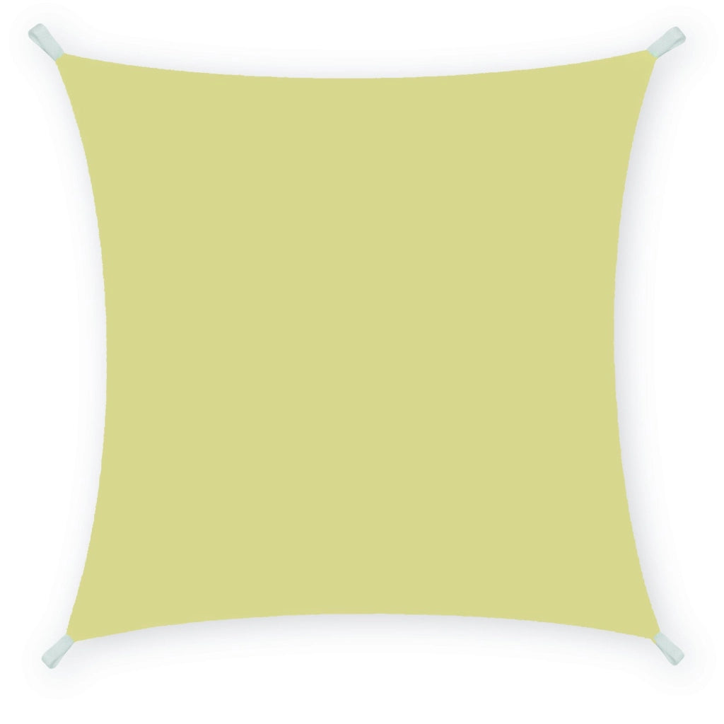 Tenda a vela quadrata parasole, ombreggiante, in poliestere impermeabile 3x3mt beige Fredi