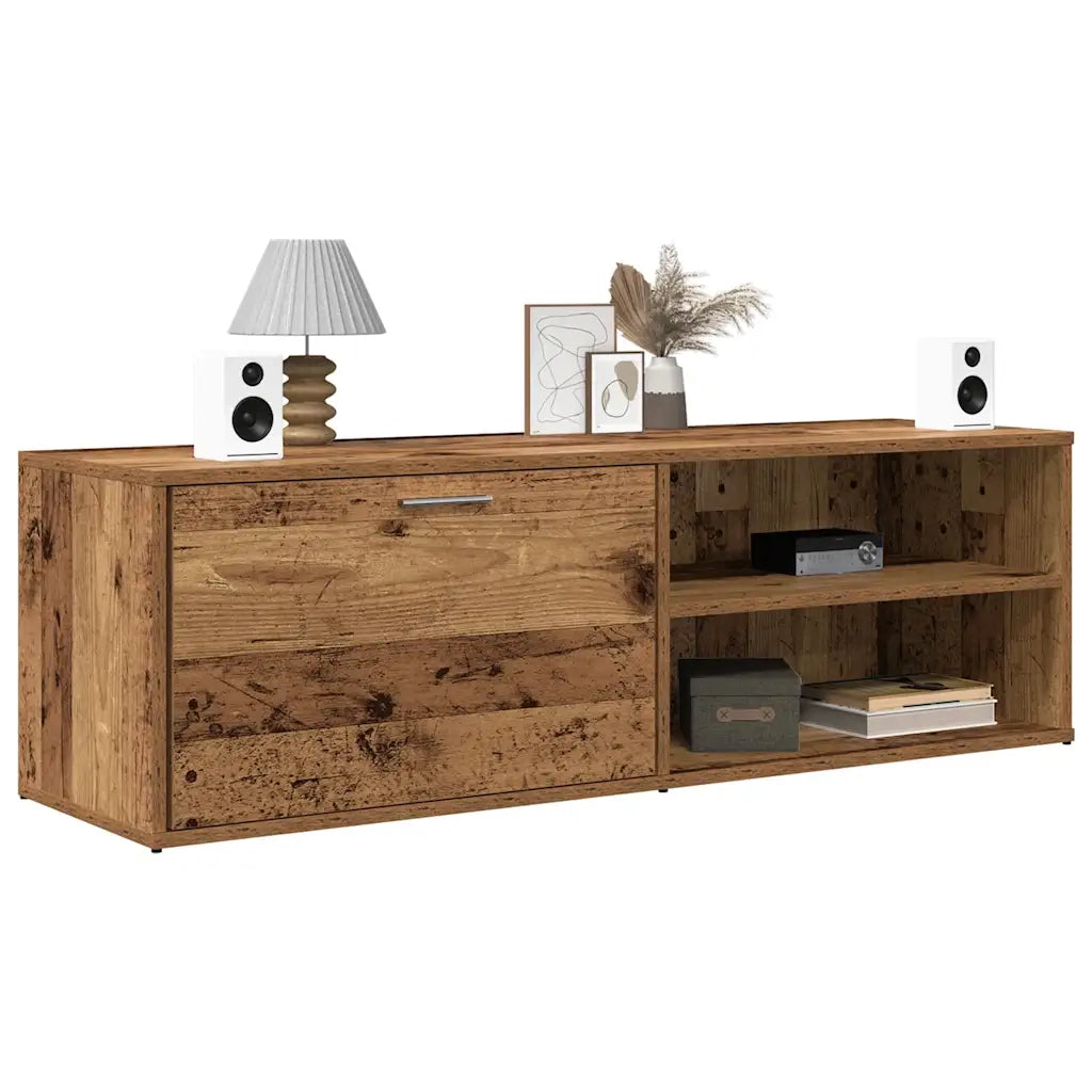 vidaXL Mobile Porta TV Legno Antico 120x34x37 cm in Legno Multistrato
