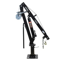 Gruetta per pick up idraulica con verricello max 500 kg girevole a 360° Mini gru di sollevamento