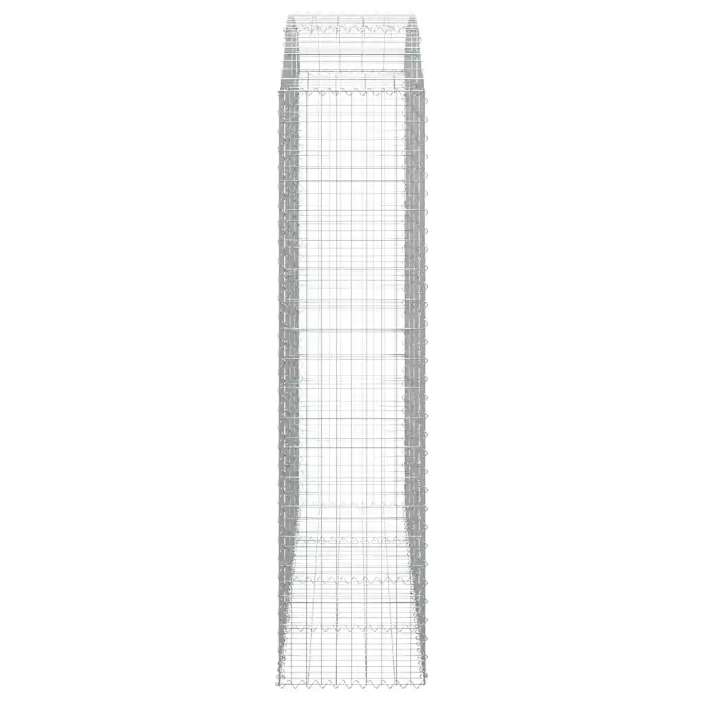 Cesto Gabbione ad Arco 200x50x200/220 cm Ferro Zincato 153480