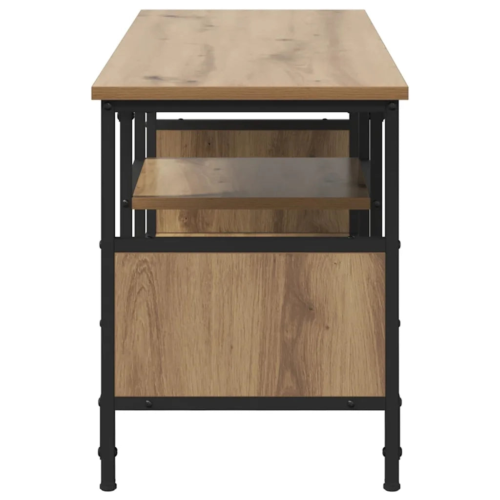 Mobile TV-Credenza per TV-Console TV Rovere artigianale 100 x 35 x 45 cm