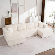 Divano Modulare U a 3 Posti ¨C Xylo ¨C Tessuto, con Chaise Longue