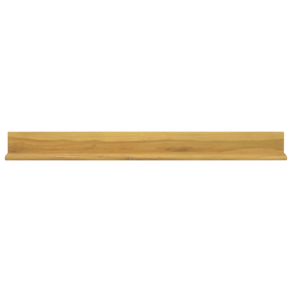 Mensole da Parete 2 pz 110x10x10 cm in Legno Massello di Teak cod mxl 32806