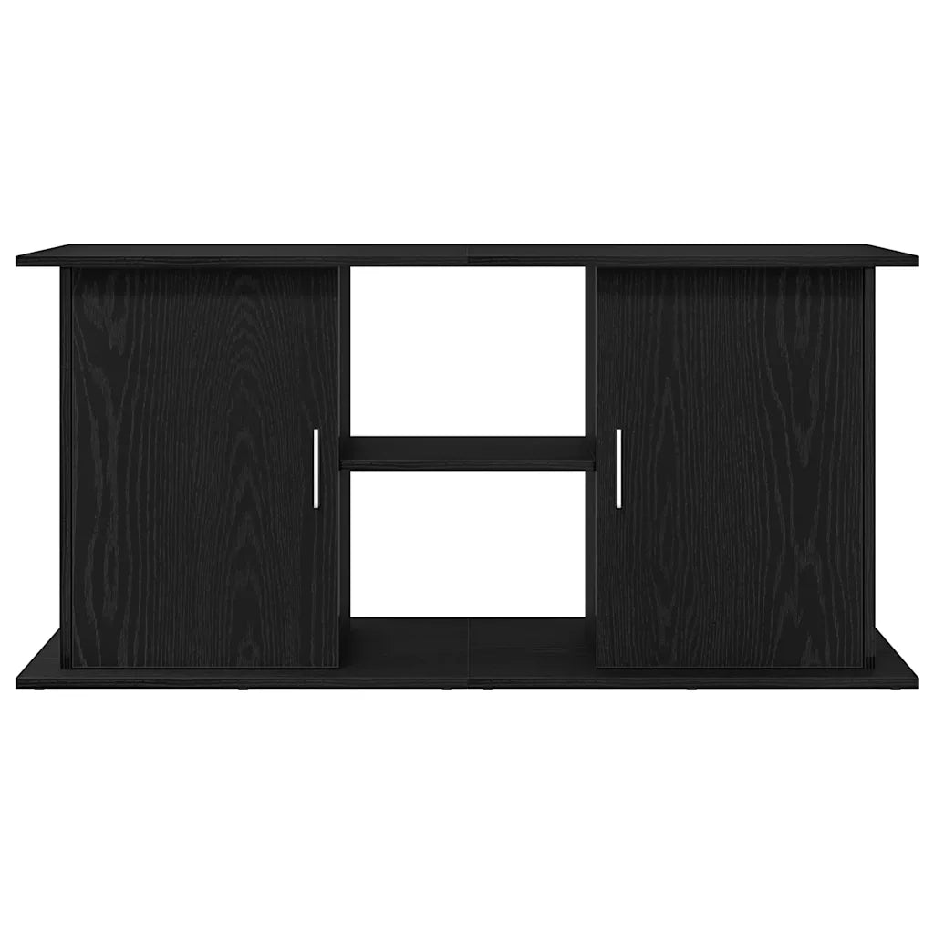Supporto Acquario 121x41x58 cm Legno Multistrato Rovere Nero 862154