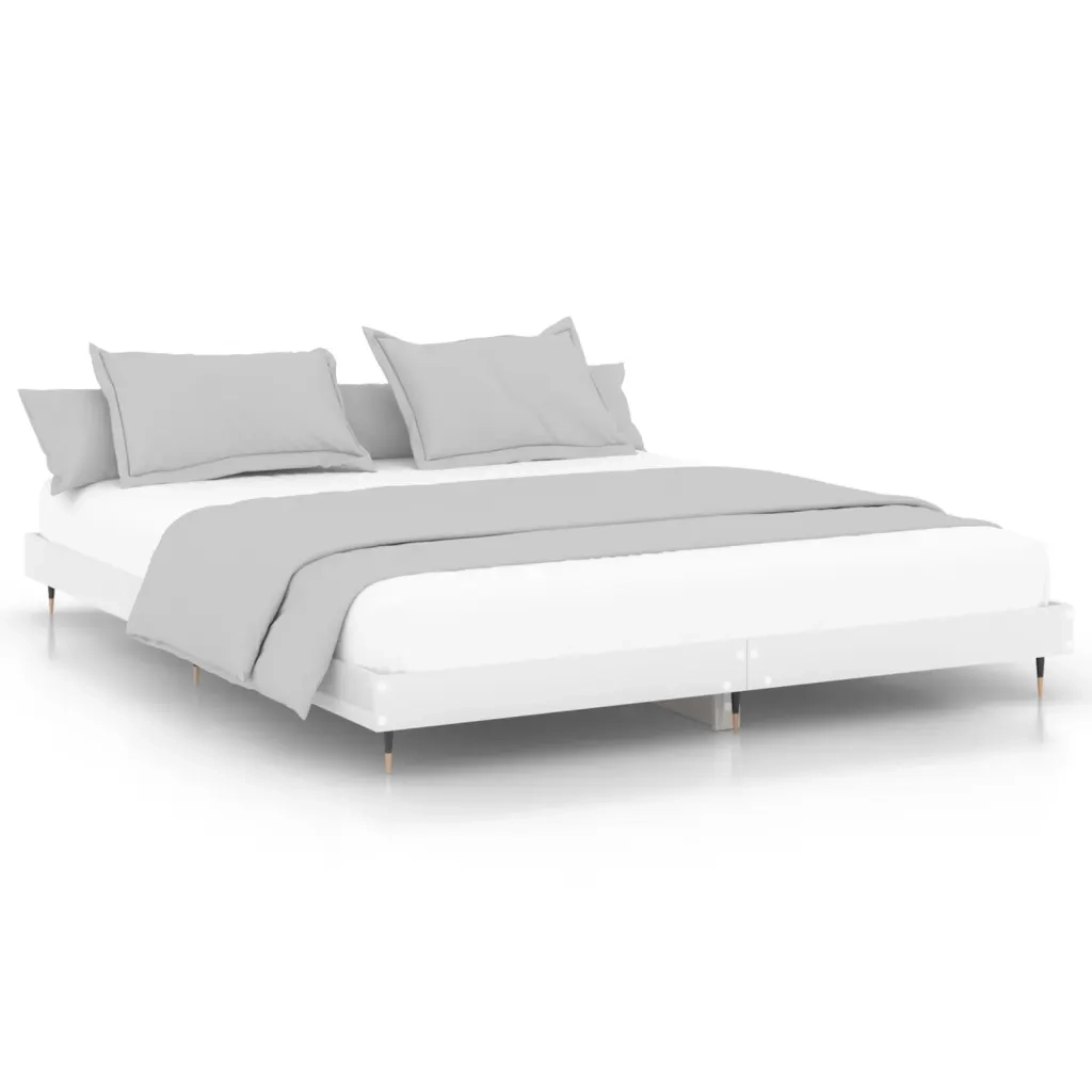Giroletto Bianco Lucido 140x200 cm in Legno Multistrato 832143