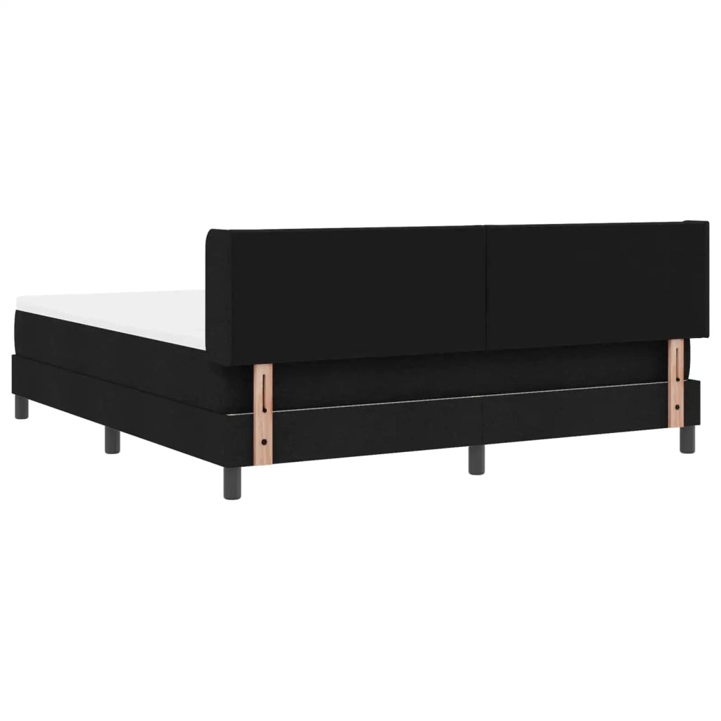 Letto box spring con materasso con materasso Nero 180 x 200 cm 3341183
