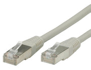 CAVO RETE S/FTP CAT.6 1MT GRIGIO DOPPIA SCHERMATURA