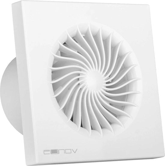 Ventilatore per bagno Ø 100 mm bianco standard - ventilatore a parete - ventilatore a soffitto - ventilatore per soggiorno