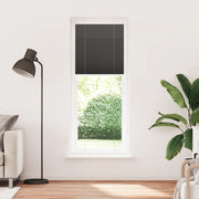 Tenda Plissettata Nera 80x200 cm Larghezza Tessuto 79,4 cm 4015156