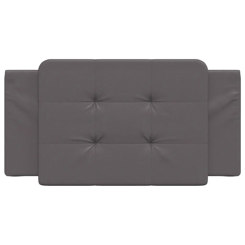 Cuscino Testiera Zadar Grigio 100 cm in Similpelle 374846