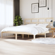 Giroletto-Struttura Letto in Legno Massello di Pino 200x200 cm 568951