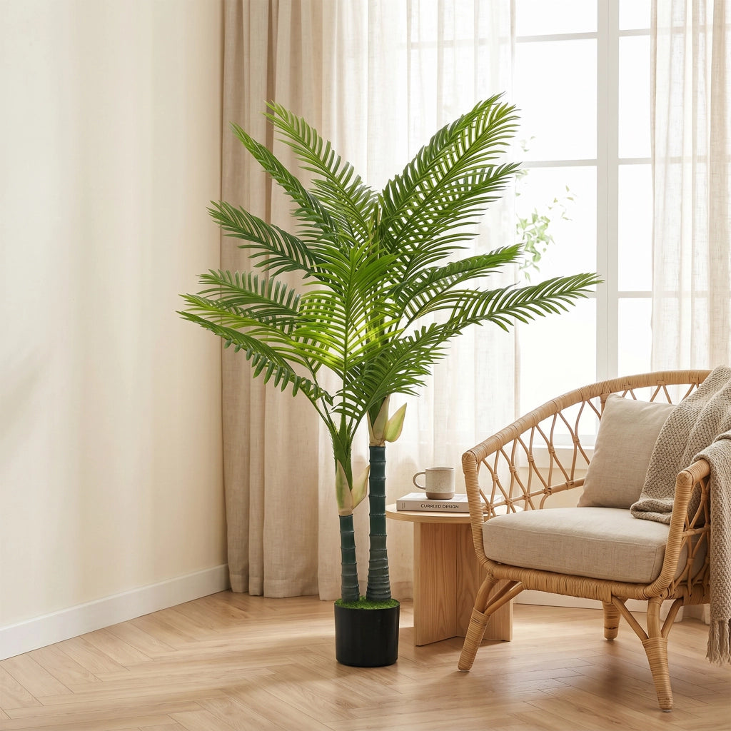 Palma artificiale decorativa in vaso ¨C zephmum ¨C 150cm verde