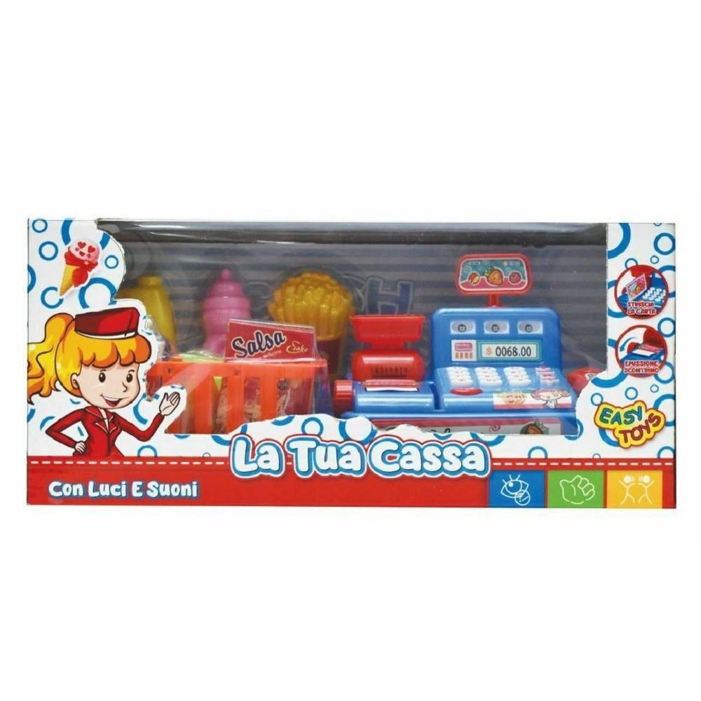 Trade Shop - La Tua Cassa Registratore Di Cassa Con Luci E Suoni Giocattolo Gioco Bambini -
