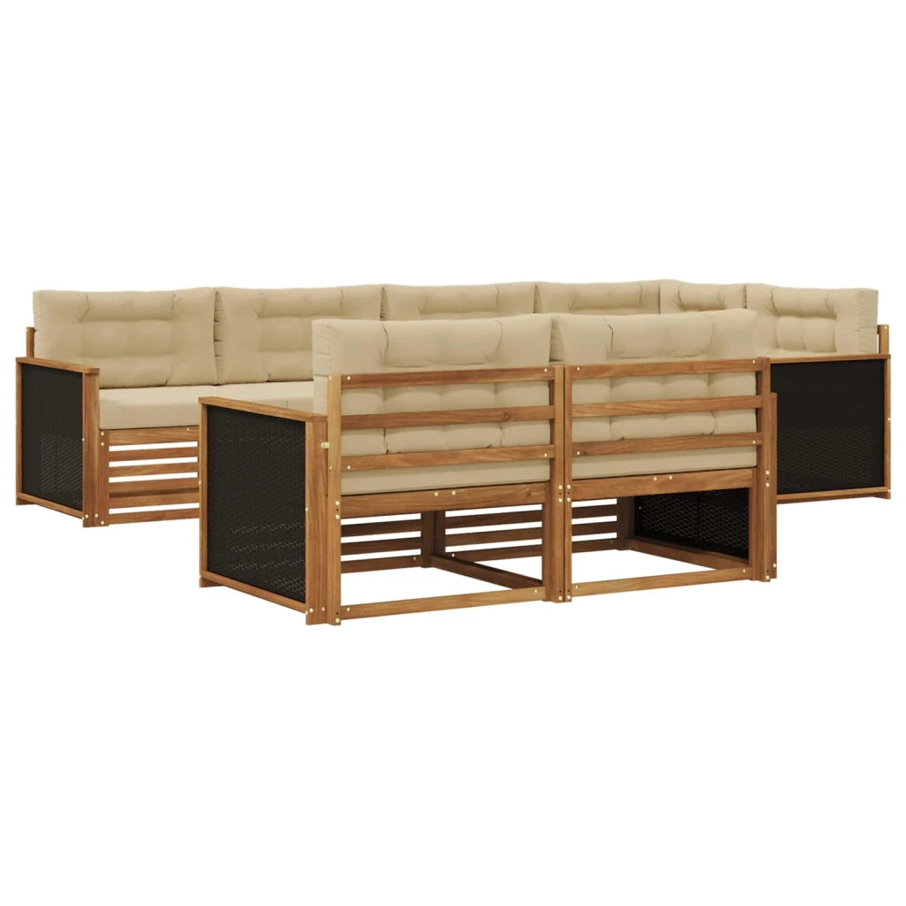 Set di divani da esterno 7 pz 3383466