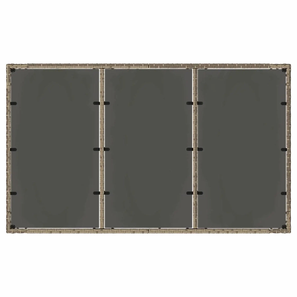 Set da pranzo per esterni 7 pcs Grigio chiaro e grigio scuro 3422323