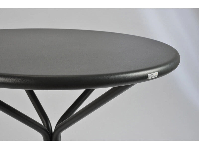Tavolo da Giardino Ø60 cm in Acciaio RD Italia Quid D60 Antracite