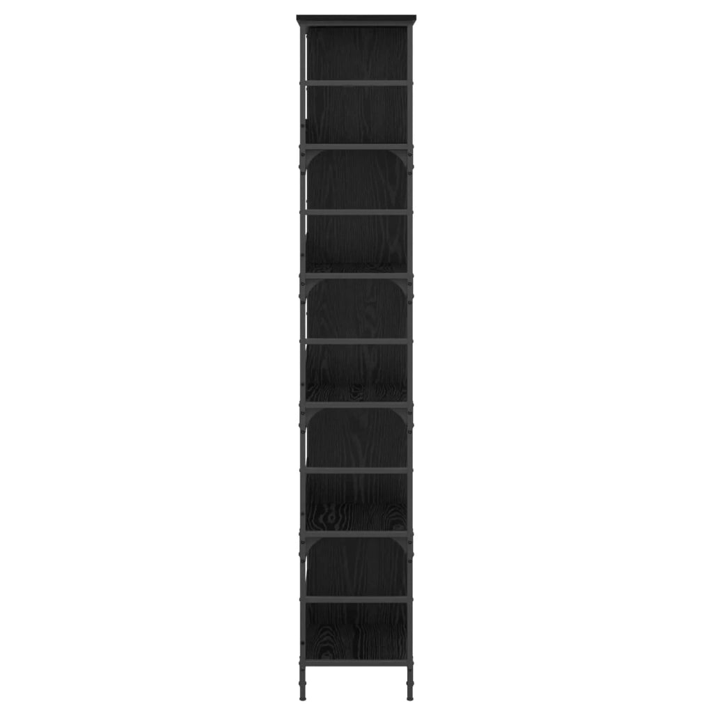 Libreria Rovere nero 78,5 x 33 x 188,5 cm metallo PB 8010897