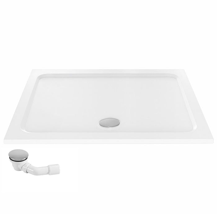 Piatto Doccia Acrilico Rea Belmond White 80x100