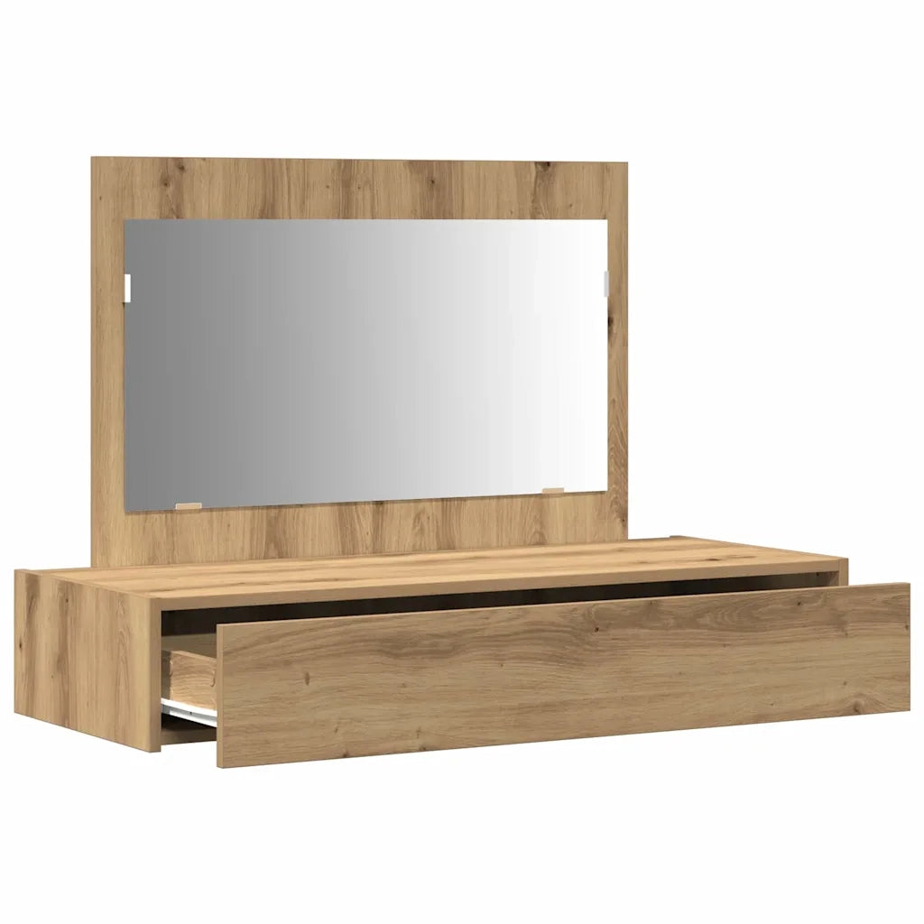 Tavolo da Trucco Marrone 100 x 40 x 70 cm Legno multistrato 865216