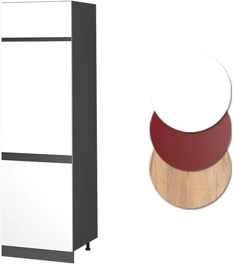 Armadio frigorifero R-Line, Bianco, 60 cm Forma a J, per la libera combinazione all'interno di sistemi cucina modulari