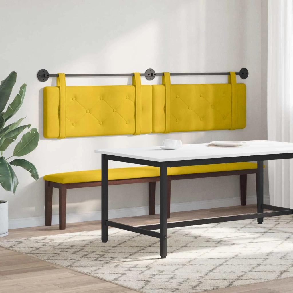 Testiera sospesa Giallo Velluto