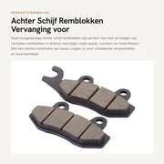 Sostituzione dei freni per ATV - Freni per bicicletta - Freni per scooter - Freni per motocicletta - Freni per off-road - Contenuto: 2 pezzi - Kit di copertura dei freni