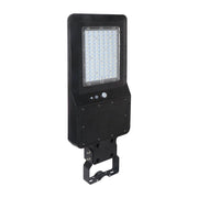 Lampione Armatura Stradale LED SMD 40W 120LM/W con Pannello Solare e Sensore PIR Colore Nero 4000K IP65