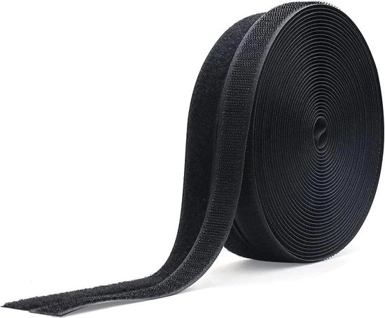Cintura di fissaggio in Velcro per cucito 5 m lunga - nastro a maglia e laccio 20 mm largo - strisce di fissaggio con nastro adesivo per lettini per bambini