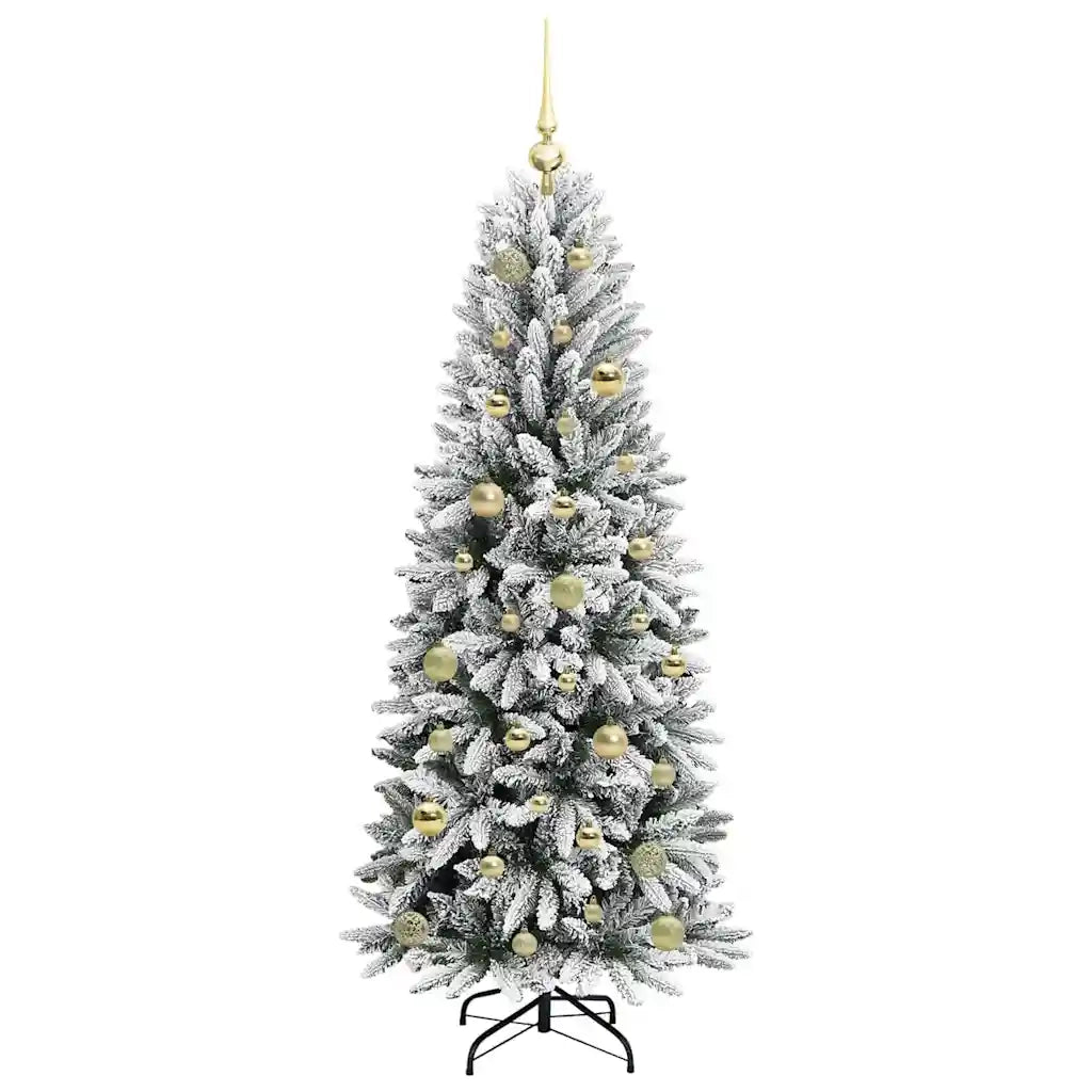Albero di Natale artificiale con 150 LED Bianco 150 cm 3396037