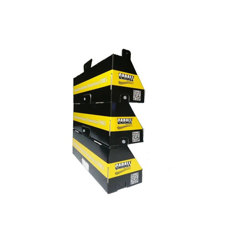 Kit Espositore In Cartone Con 3 Piani 12 Posti Per Attacchi Connettori Adattatori Del Spazzole Tergicristallo S985