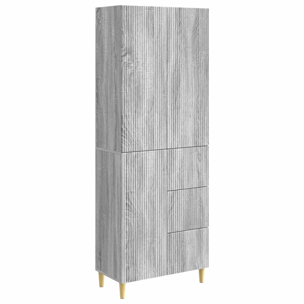 Set di armadi 2 pcs Sonoma grigio 66 x 34,5 x 90 cm 3416580