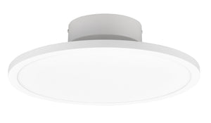 Plafoniera da Interno a LED in Metallo Bianco Opaco