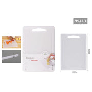Trade Shop - Tagliere Plastica Con Canale Scanalatura 35x25x0.5cm Frutta Verdure Cucina 99413 -