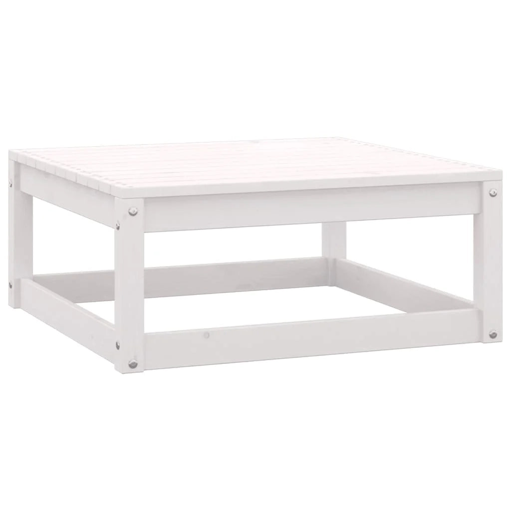 Set di mobili da giardino mobili da esterno 2 pezzi bianco legno di pino massiccio 02_0015909