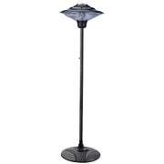 VESUVIO Stufa Elettrica Alogena a Fungo Potenza 1500W Basso Consumo e Alta Efficienza Protezione IP34 Spegnimento Automatico